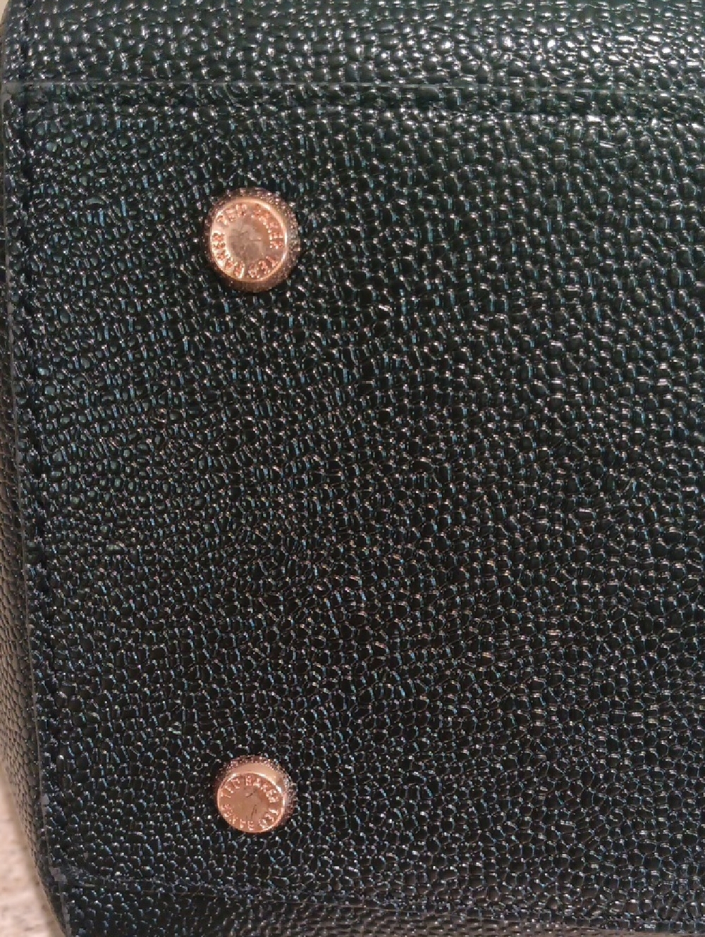 Ted Baker Black Satchel with Bow and Rose-Gold Accent - Picture 5 of 15